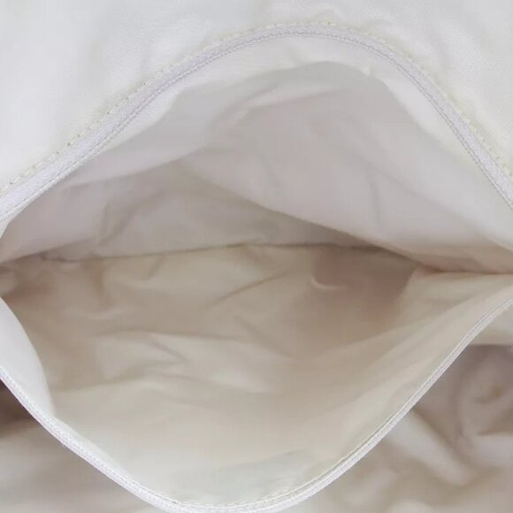 CHANEL tote bag New Travel line beige nylon jacquard ?~ leather used T19138 - Picture 8 of 9